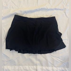 Lululemon Tennis Skirt Ruffles, Black, Size 8